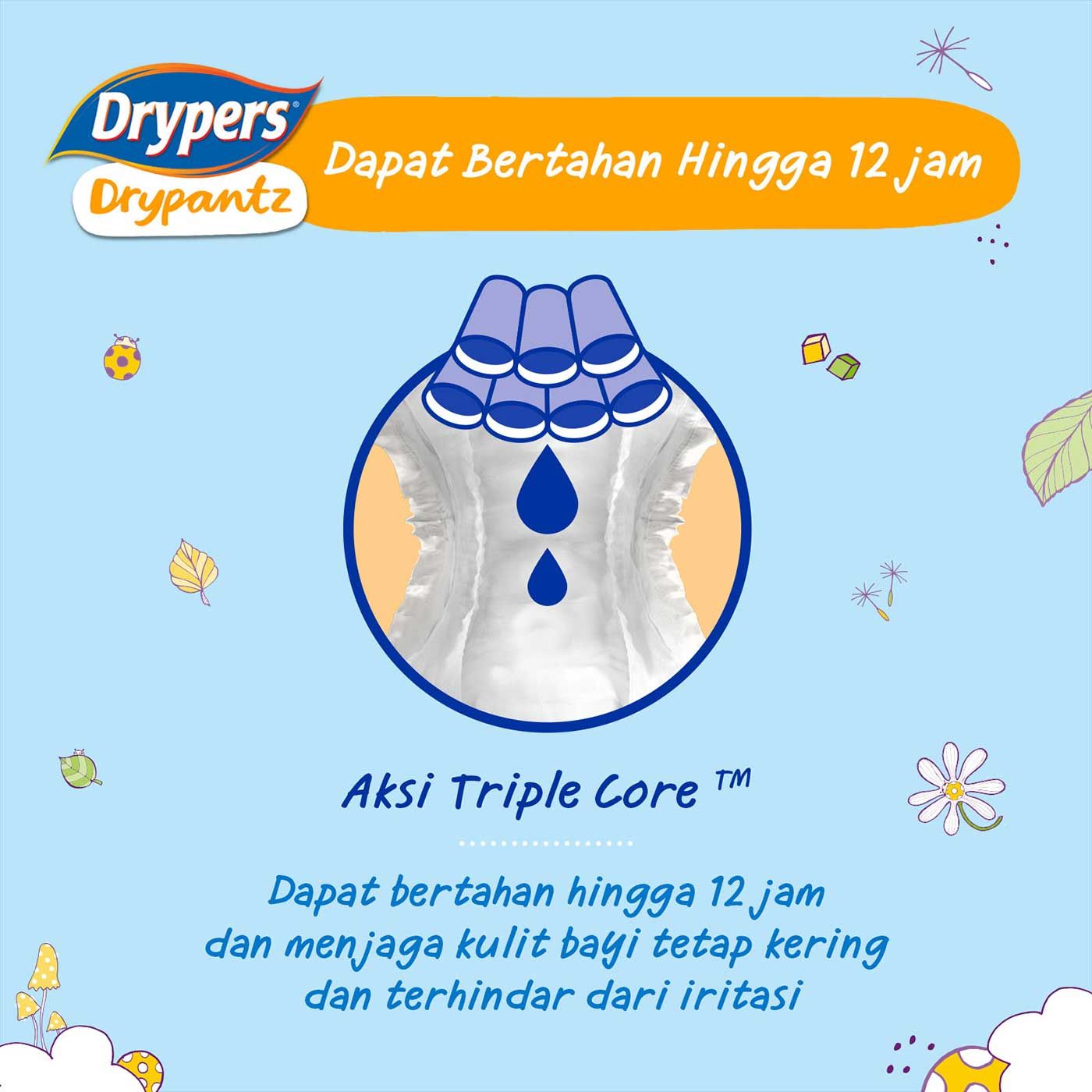 Drypers Drypantz Celana Popok -  M 20 - 3