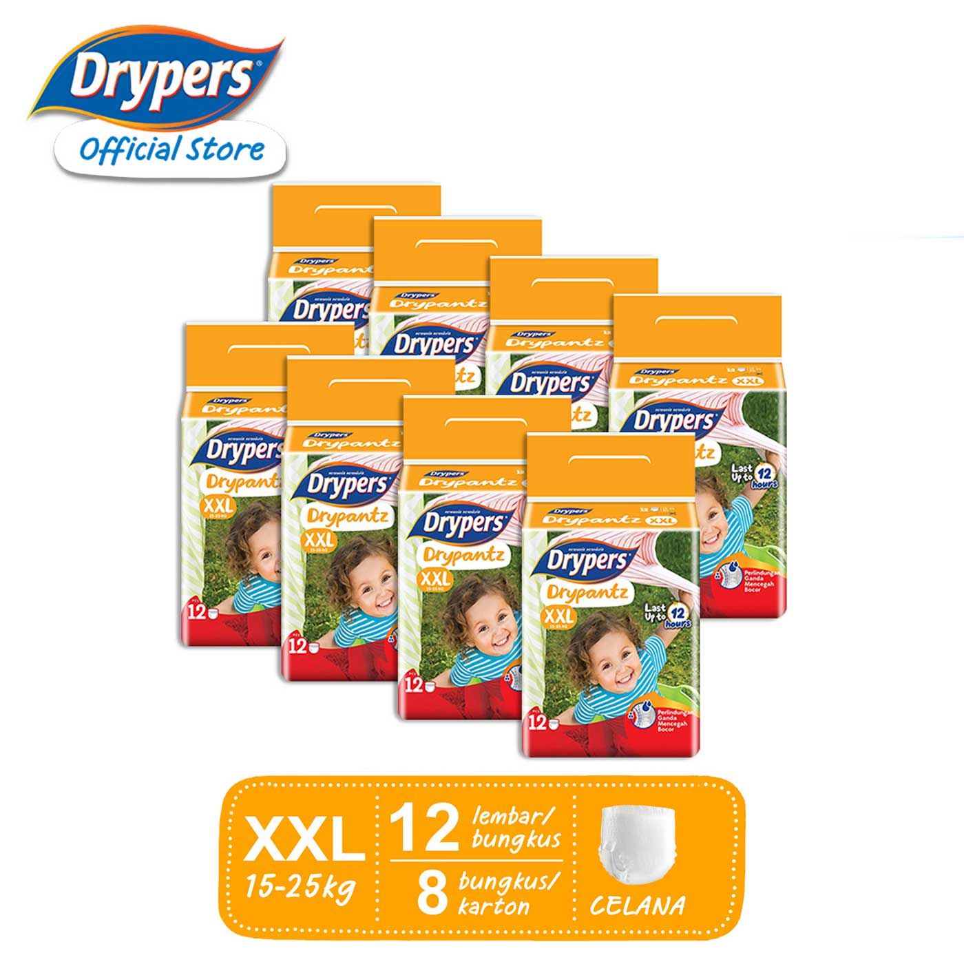 Drypers Drypantz Celana Popok - XXL 12 - 2