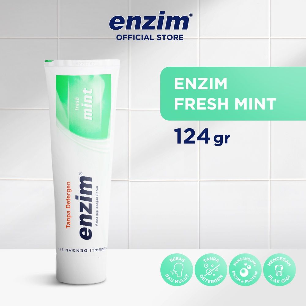 ENZIM FRESH MINT 124 GR - 1
