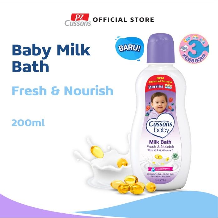 Cussons Baby Milk Bath Fresh & Nourish 200ml - 1