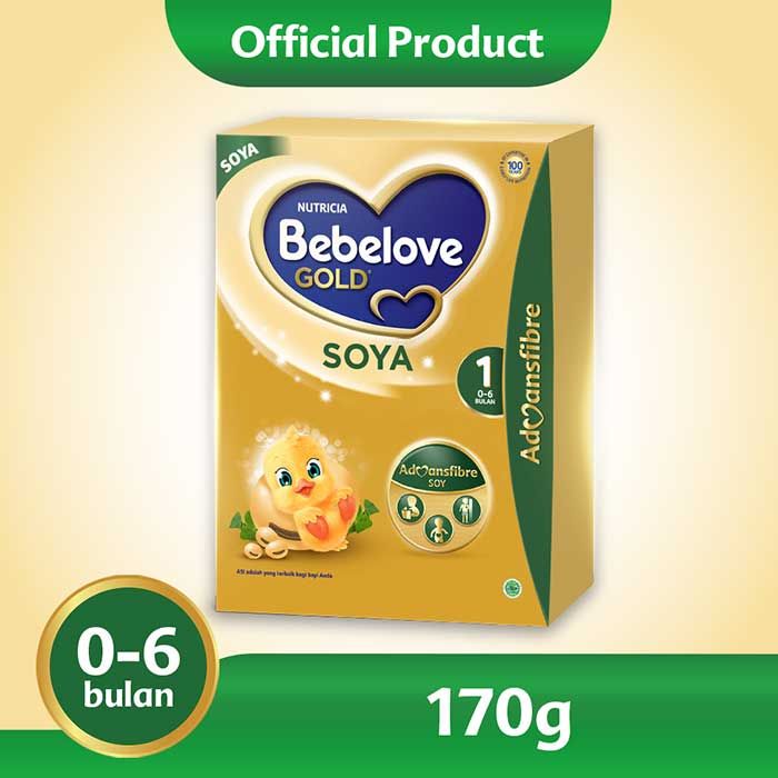 Bebelove Gold Soya 1 Formula Soya Bayi Bubuk 170 GR - 1