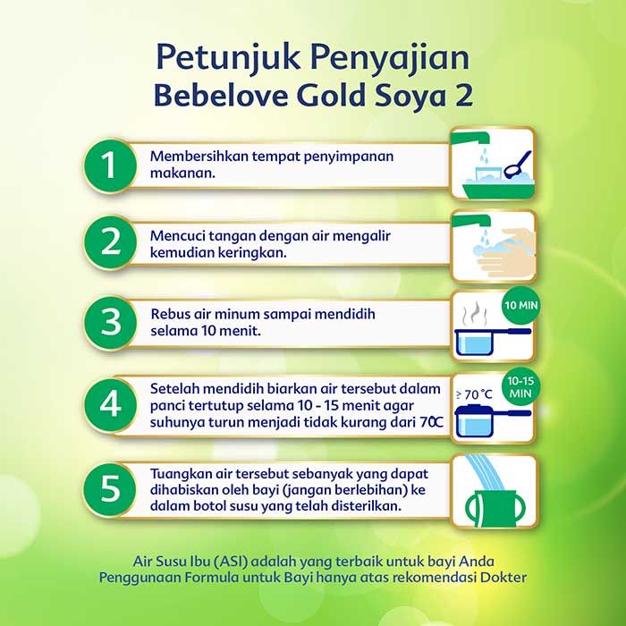 Bebelove Gold Soya 2 Formula Soya Bayi Bubuk 360 GR - 4