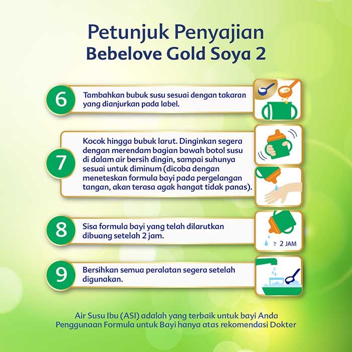 Bebelove Gold Soya 2 Formula Soya Bayi Bubuk 360 GR - 5