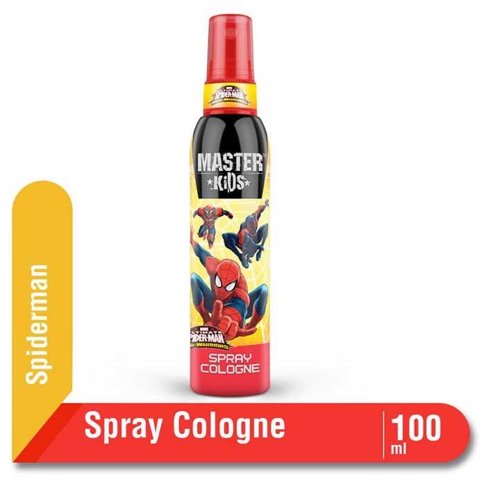 Master Kids Spray Cologne Spiderman Bottle 100ml - 1