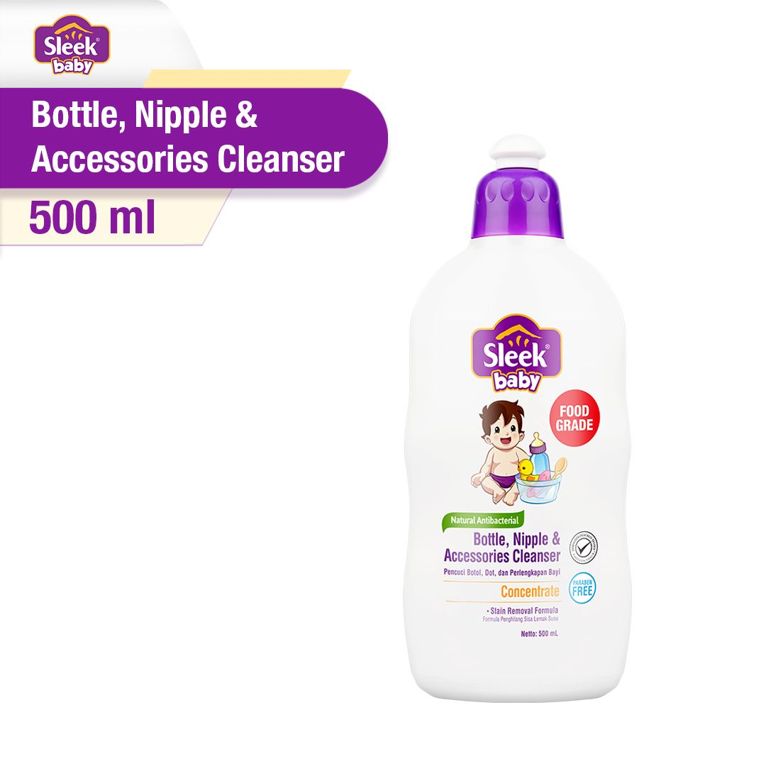 Sleek Baby Bottle Nipple & Accessories Cleanser Botol 500ml - 1
