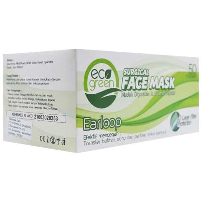 Masker Eco Green (Isi 50) - 2
