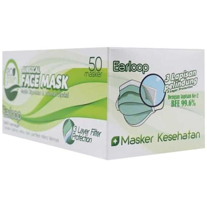 Masker Eco Green (Isi 50) - 3