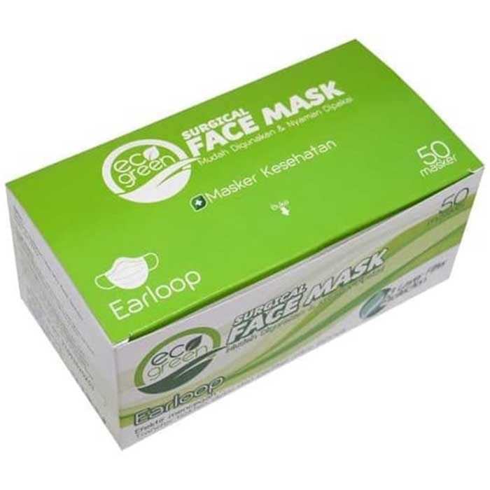 Masker Eco Green (Isi 50) - 4