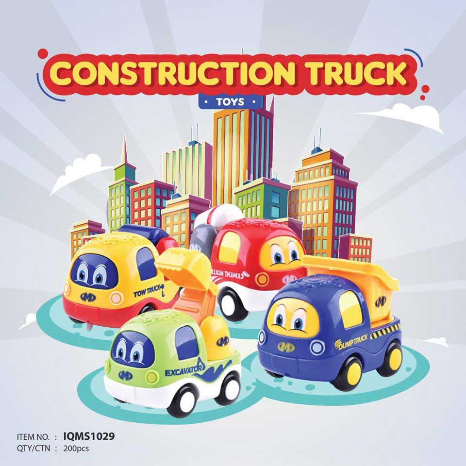 IQ ANGEL Construction Truck Toys (Cement) - 1