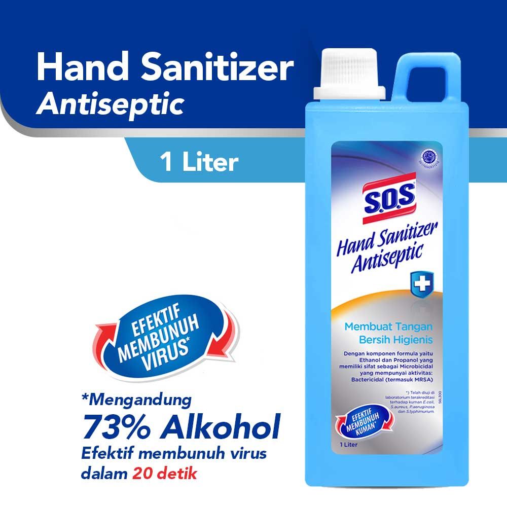 SOS Hand Sanitizer Antiseptic Refill 1L - 1