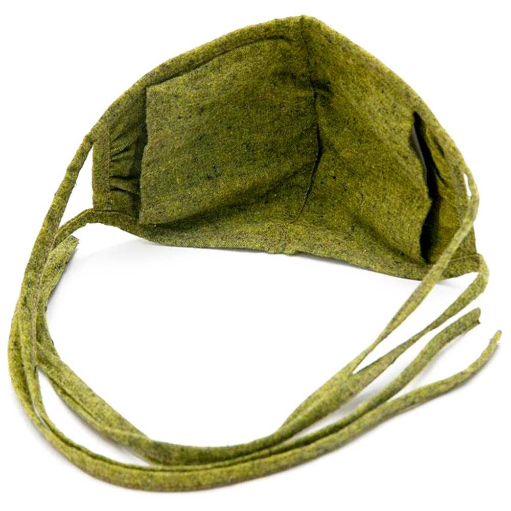 Benka Reusable Cup Mask Linen Green - 6