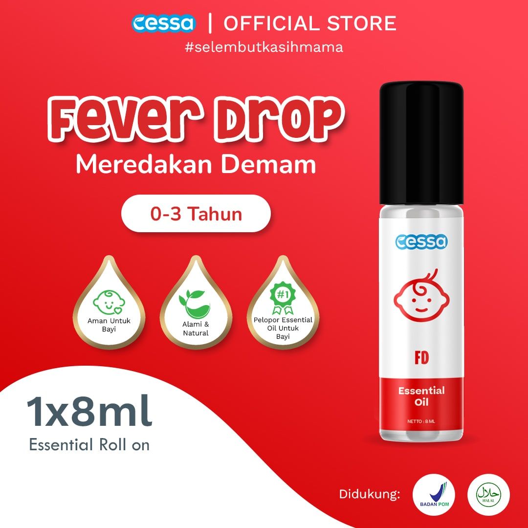 Cessa Fever Drop - Essential Oil Menurunkan Demam Bayi - 1