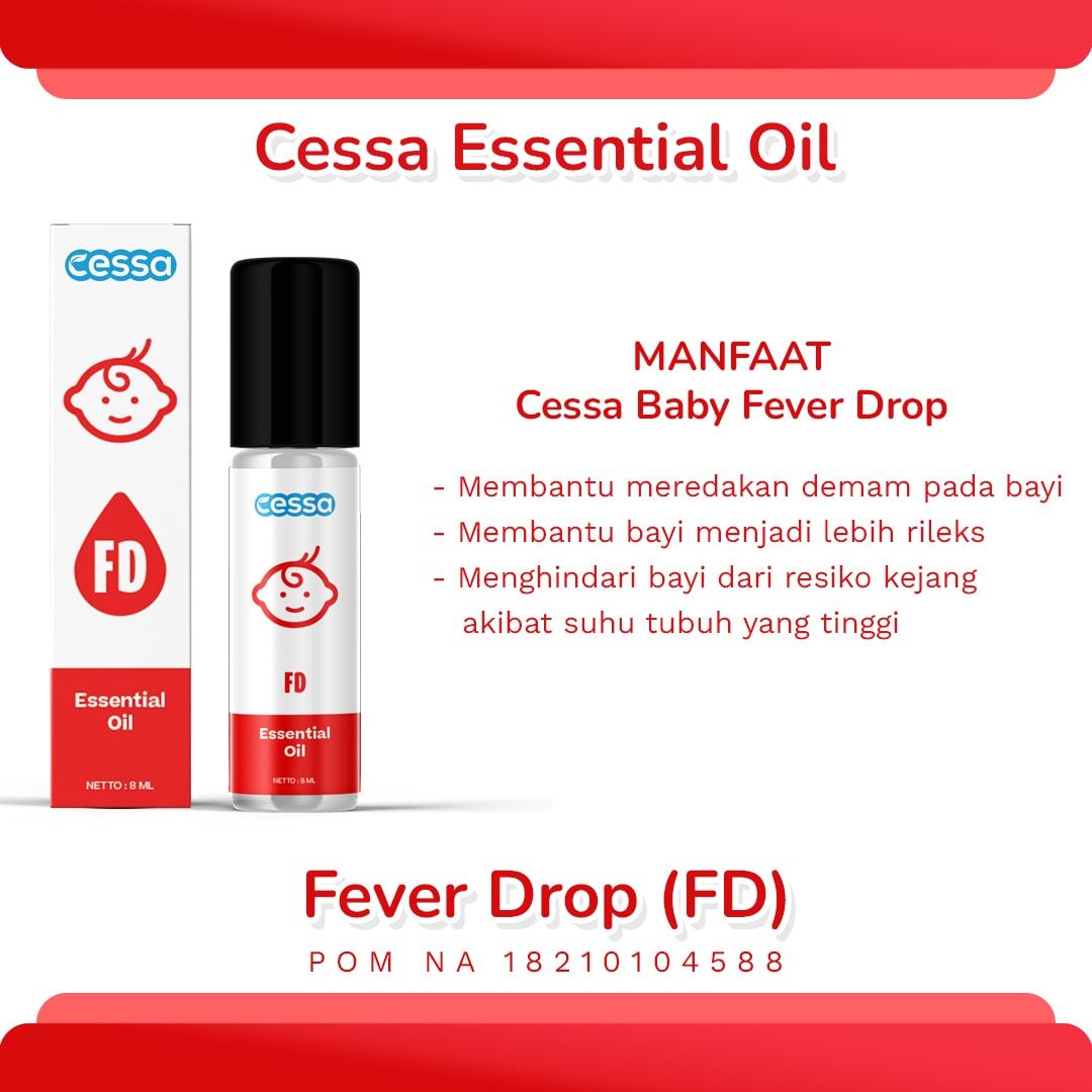 Cessa Fever Drop - Essential Oil Menurunkan Demam Bayi - 4