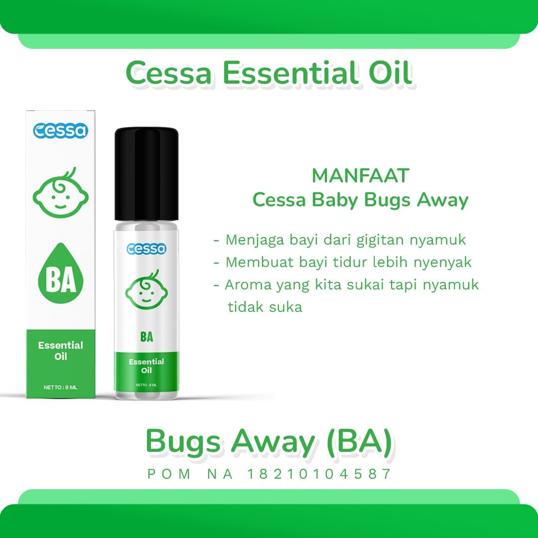 Cessa Bugs Away - Essential Oil Menjaga Bayi Dari Gigitan Nyamuk - 4