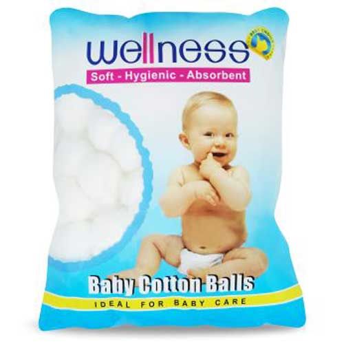 Wellness Baby Cotton Ball 100 Pcs (50 Gram) - 1