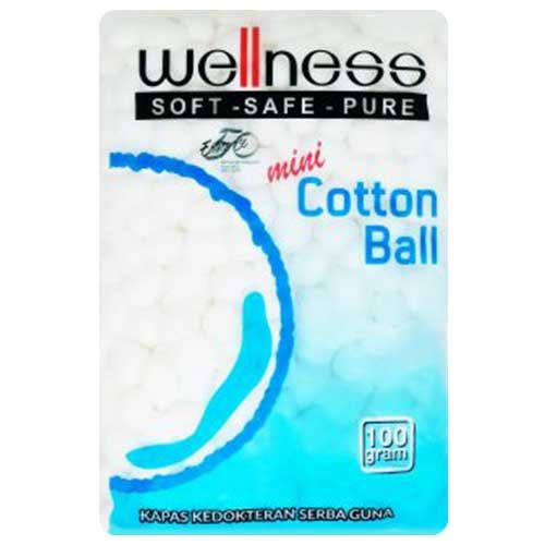 Wellness Cotton Ball Mini 100 Gram - 1