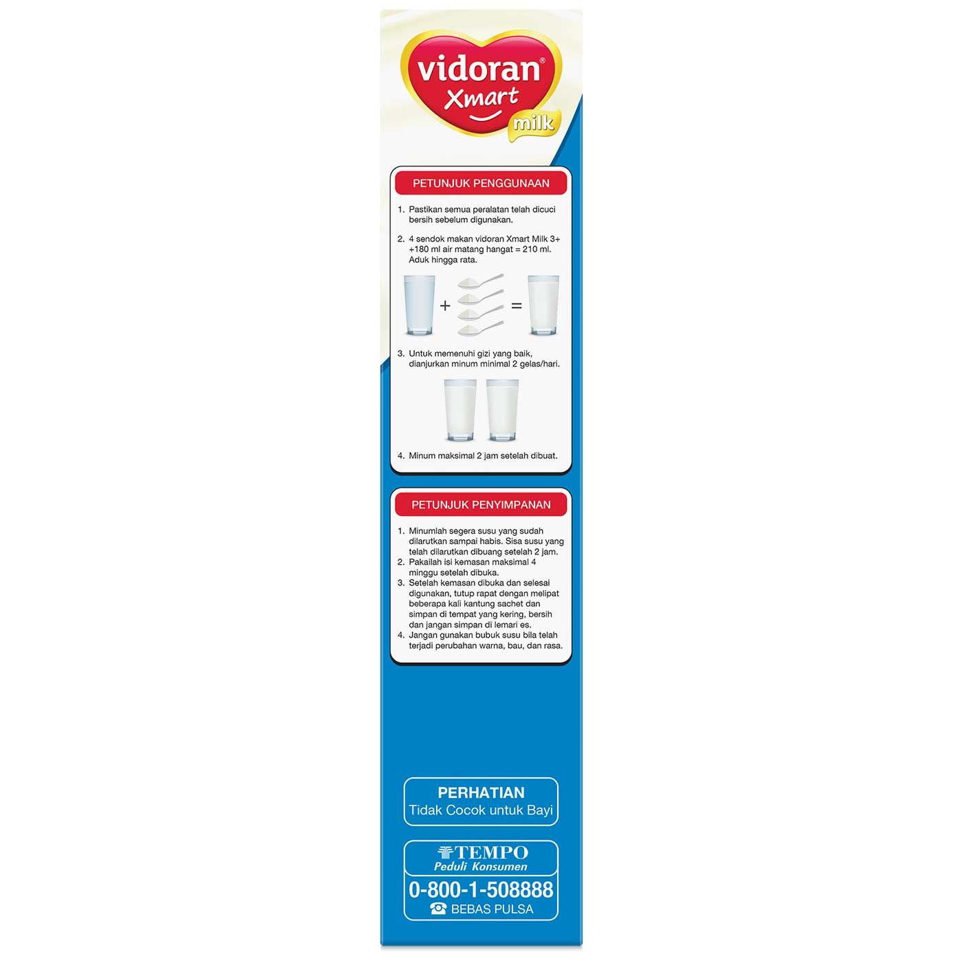Vidoran Xmart 3+ Nutriplex Vanilla/1000g - 4