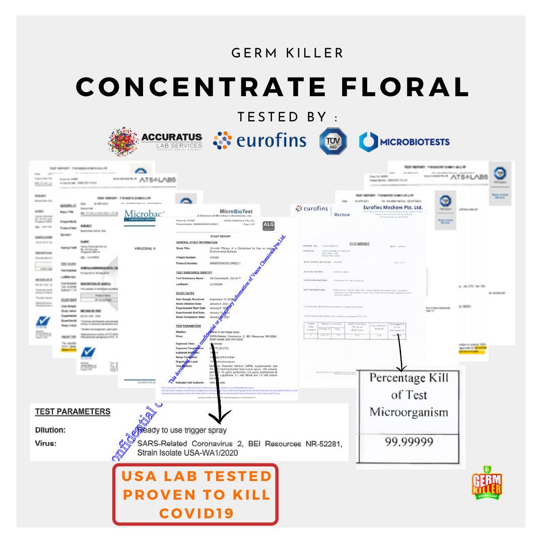 Germ Killer Concentrate Floral 500ml - 5