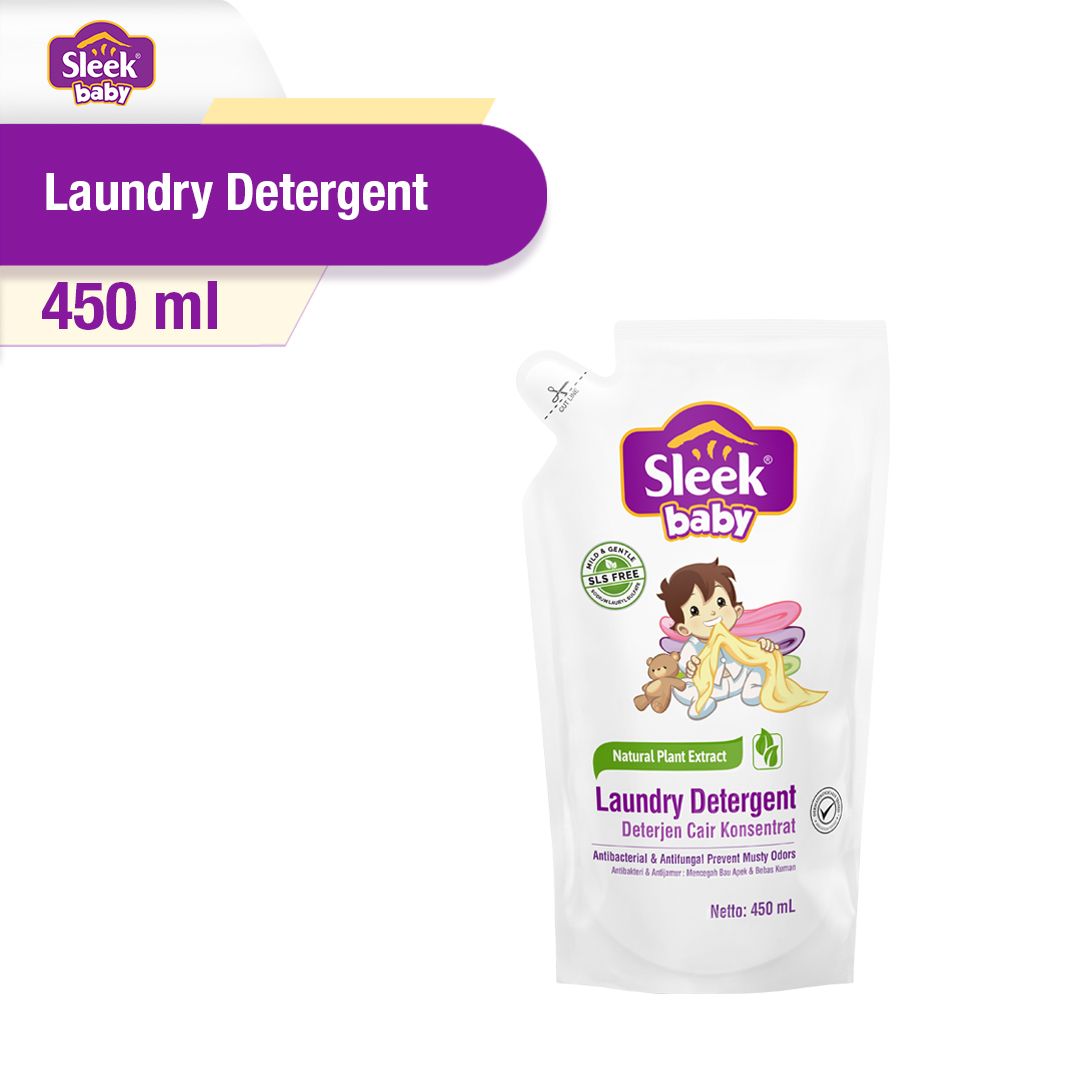 Sleek Baby Laundry Detergent Pouch 450ml - 1