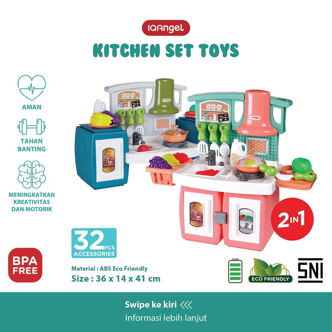 IQ Angel Kitchen Set Toys - 1