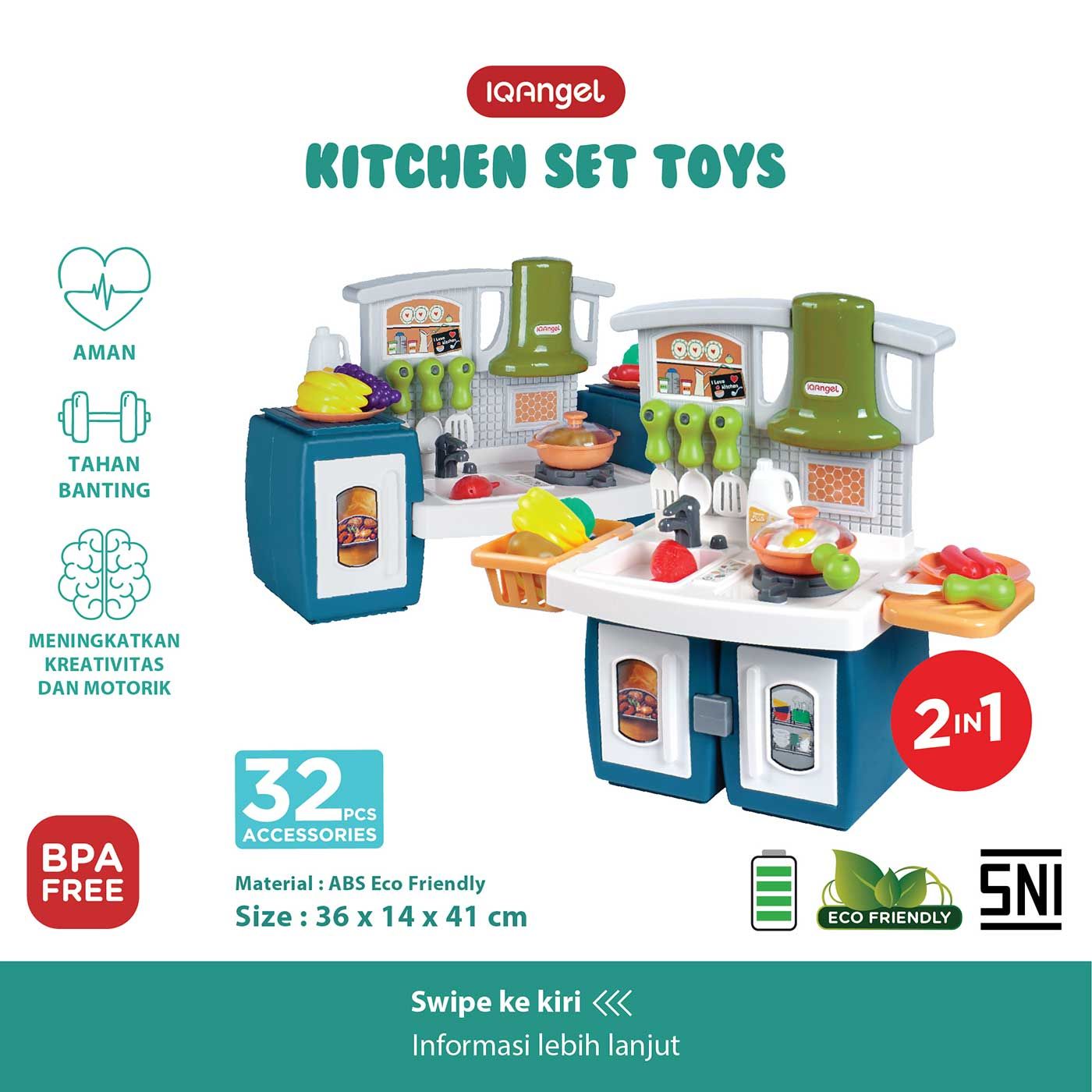 IQ Angel Kitchen Set Toys - 11