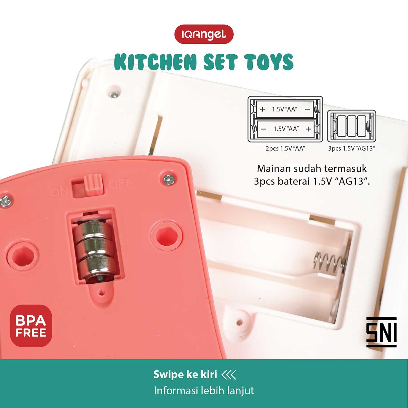 IQ Angel Kitchen Set Toys - 8