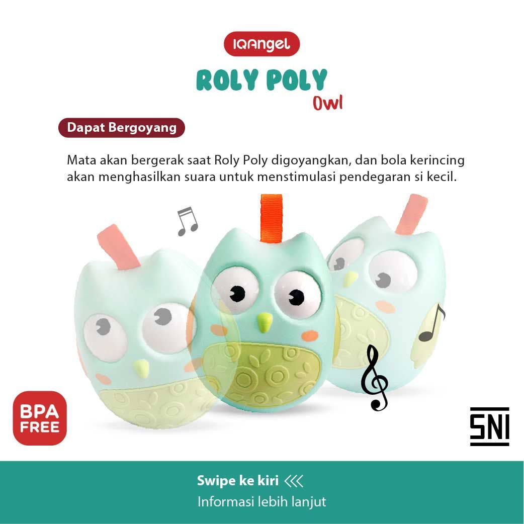 IQ Angel Roly Poly Owl Toy - 3