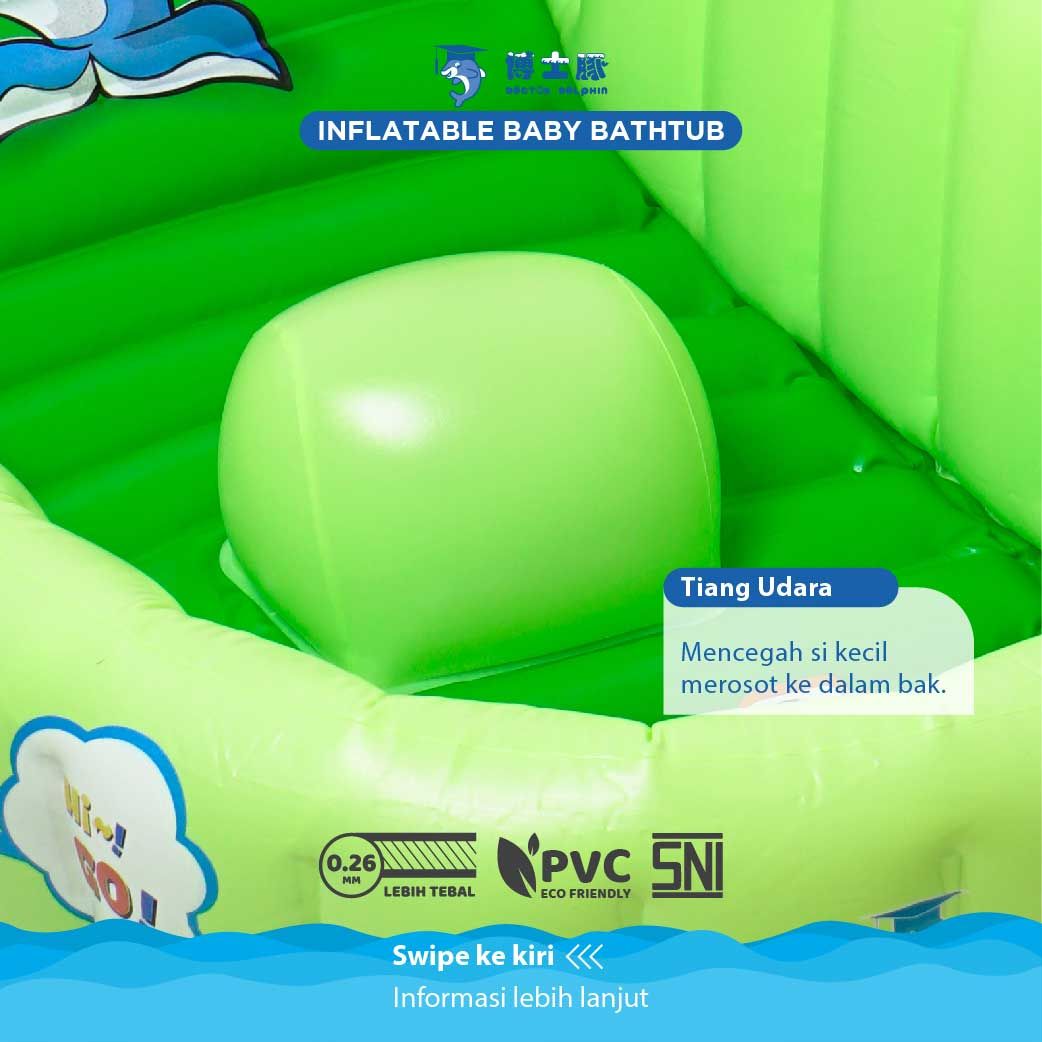 Doctor Dolphin Inflatable Baby Bathtub - 2