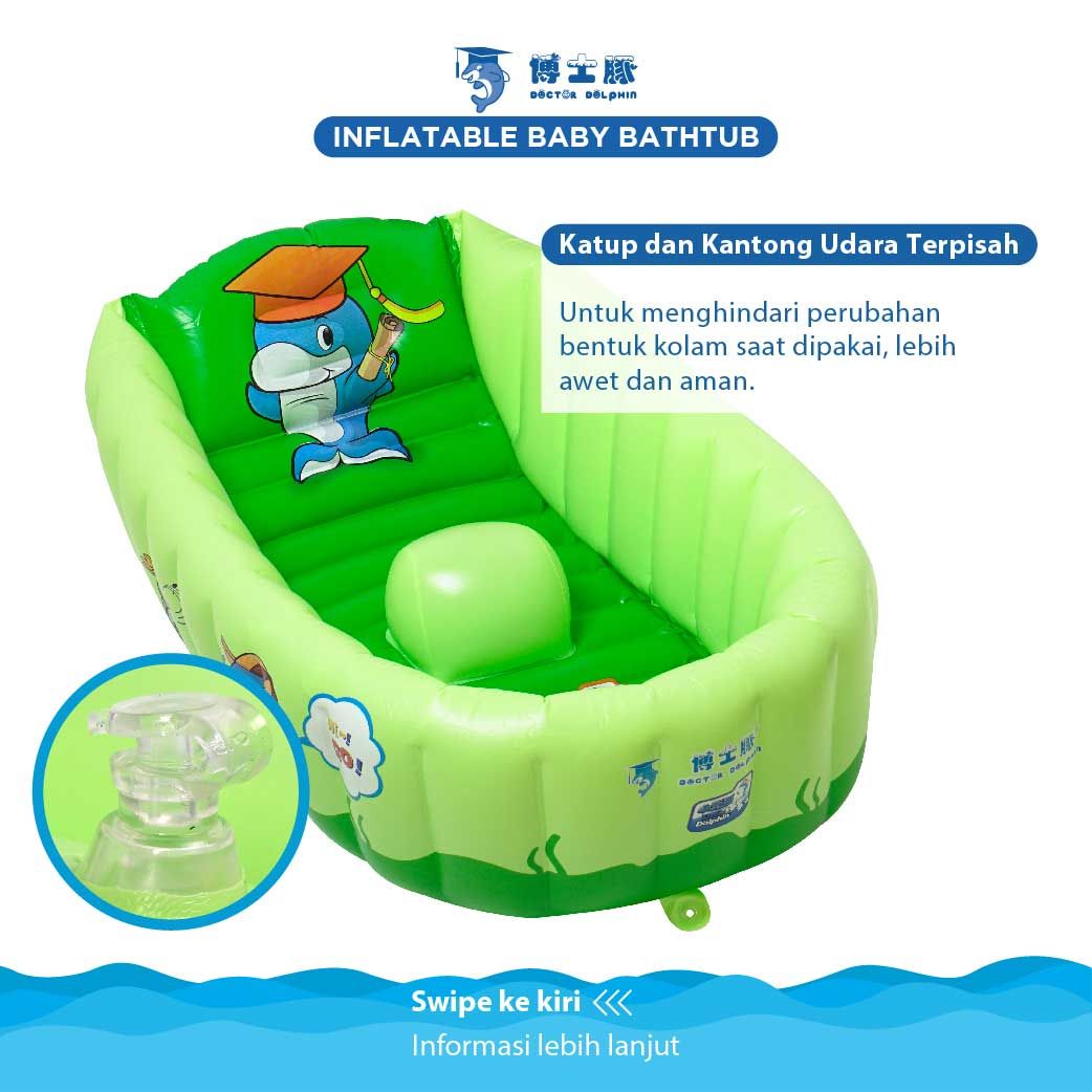 Doctor Dolphin Inflatable Baby Bathtub - 6