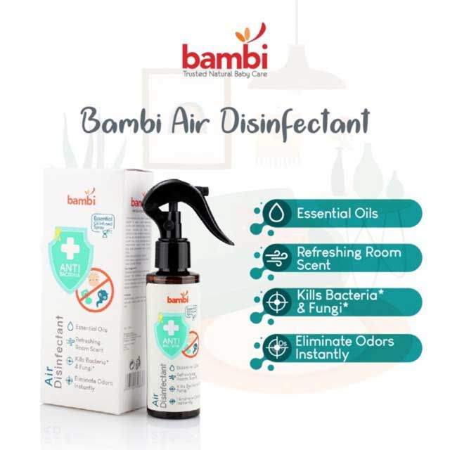 Bambi Air Disinfectant Essential Oil Spray 120ml - 1