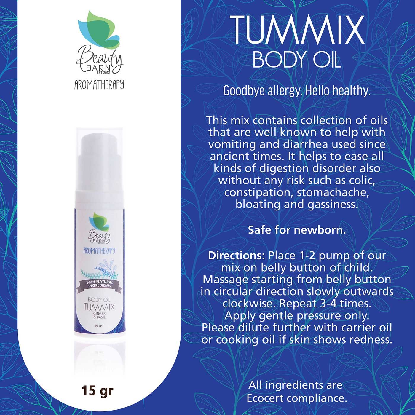 Beauty Barn Aromatherapy - Tummix 15ml - 2