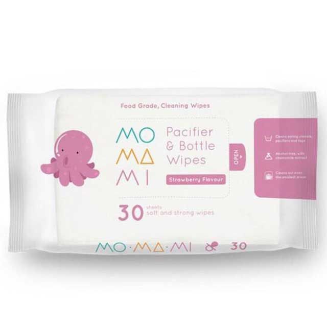 Momami Pacifier & Bottle Wipes / Tisue basah 30sheet - 1