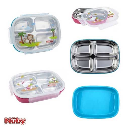 Nuby Insulated Stainless Steel Lunchbox - 1