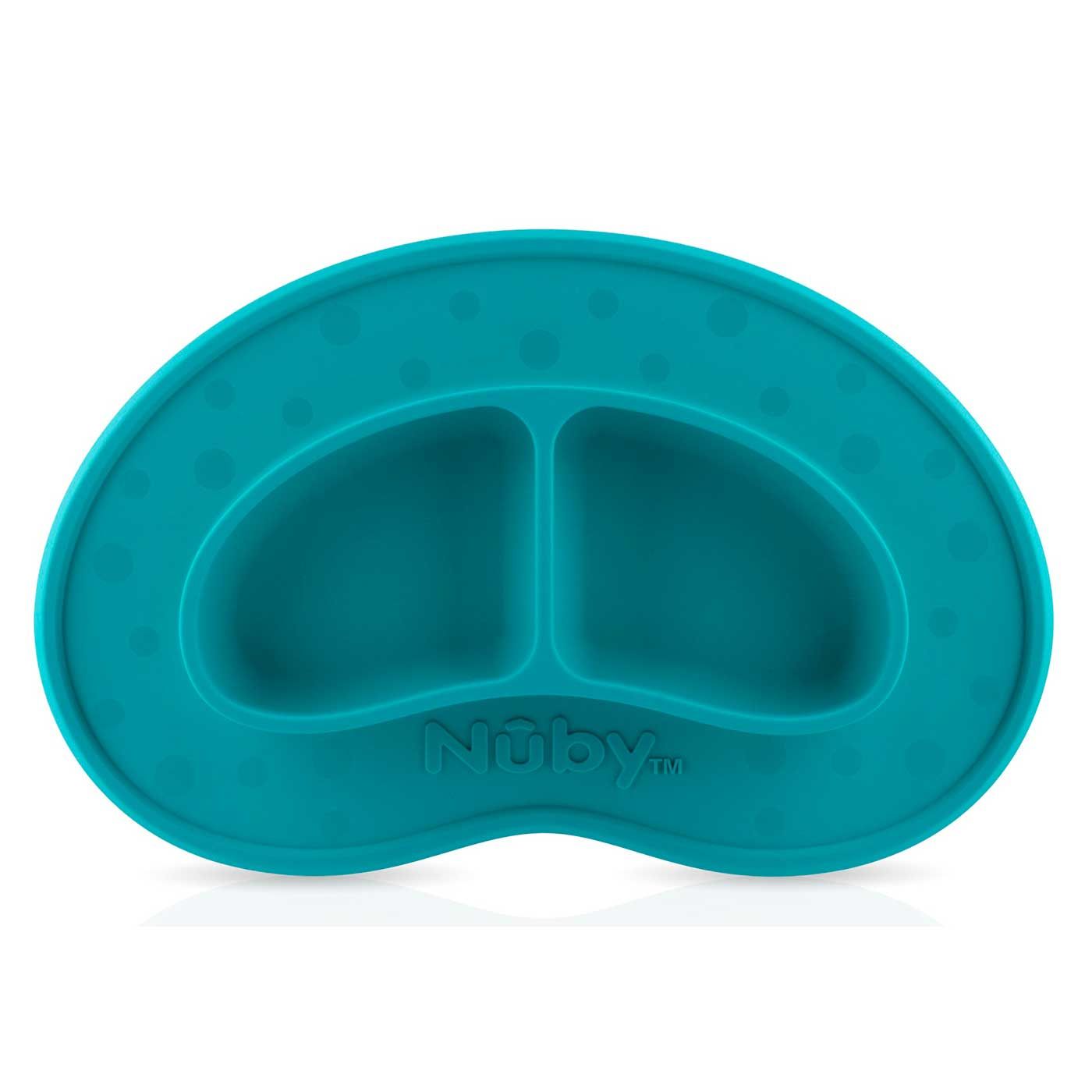 Nuby Sure Grip Miracle Mat SecTion Plate Aqua - 1