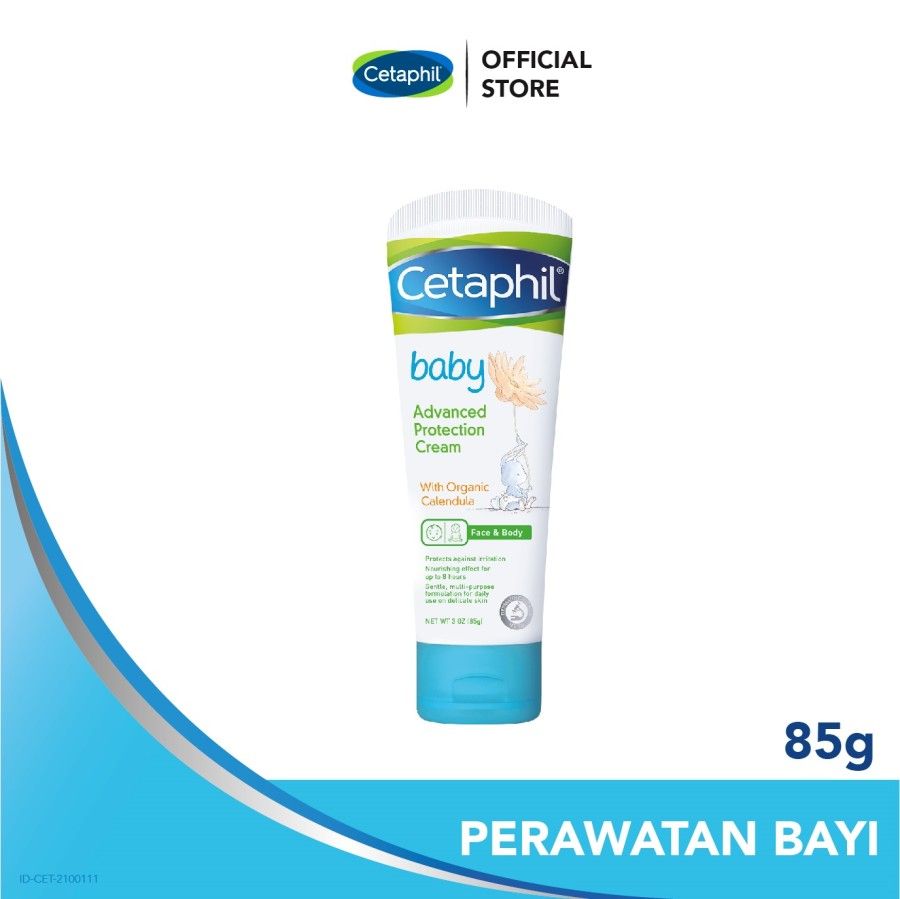 Cetaphil Baby Advanced Protection Cream with Organic Calendula 85g Krim Perawatan Pelembab Kulit Bayi - 1