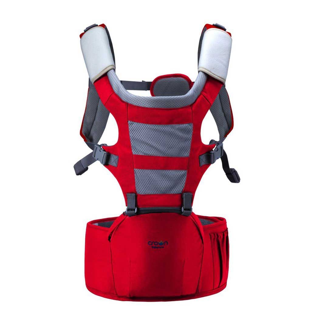 Crown Snuggle 6in1 Super Hipseat Carrier Red - 1