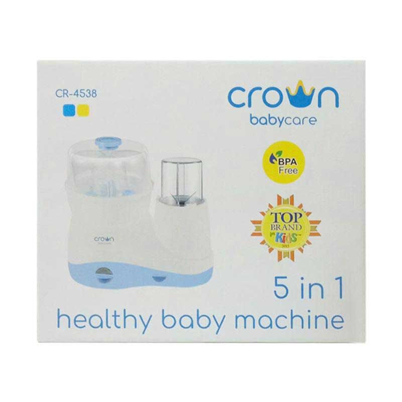 Crown Baby Care CR4538-5in1 Healthy Baby Mechine Blender Steam Multifungtion - 2