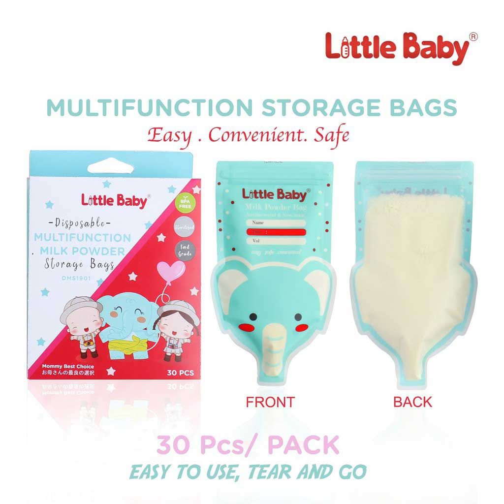 Little Baby Multifunction Milk Powder Storage Bags 30pcs - 1