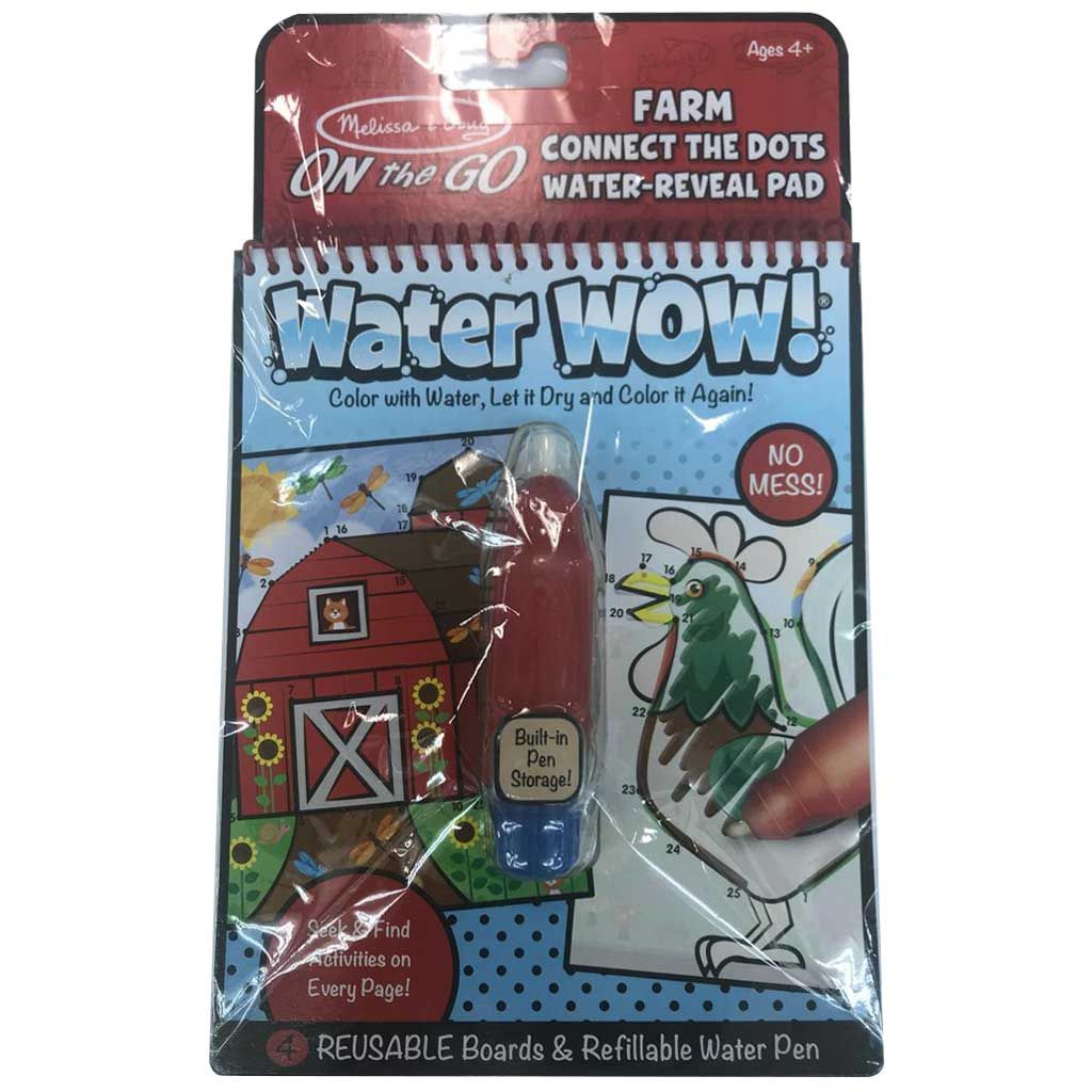 Melissa & Doug Water Wow Farm Connect The Dots - 1