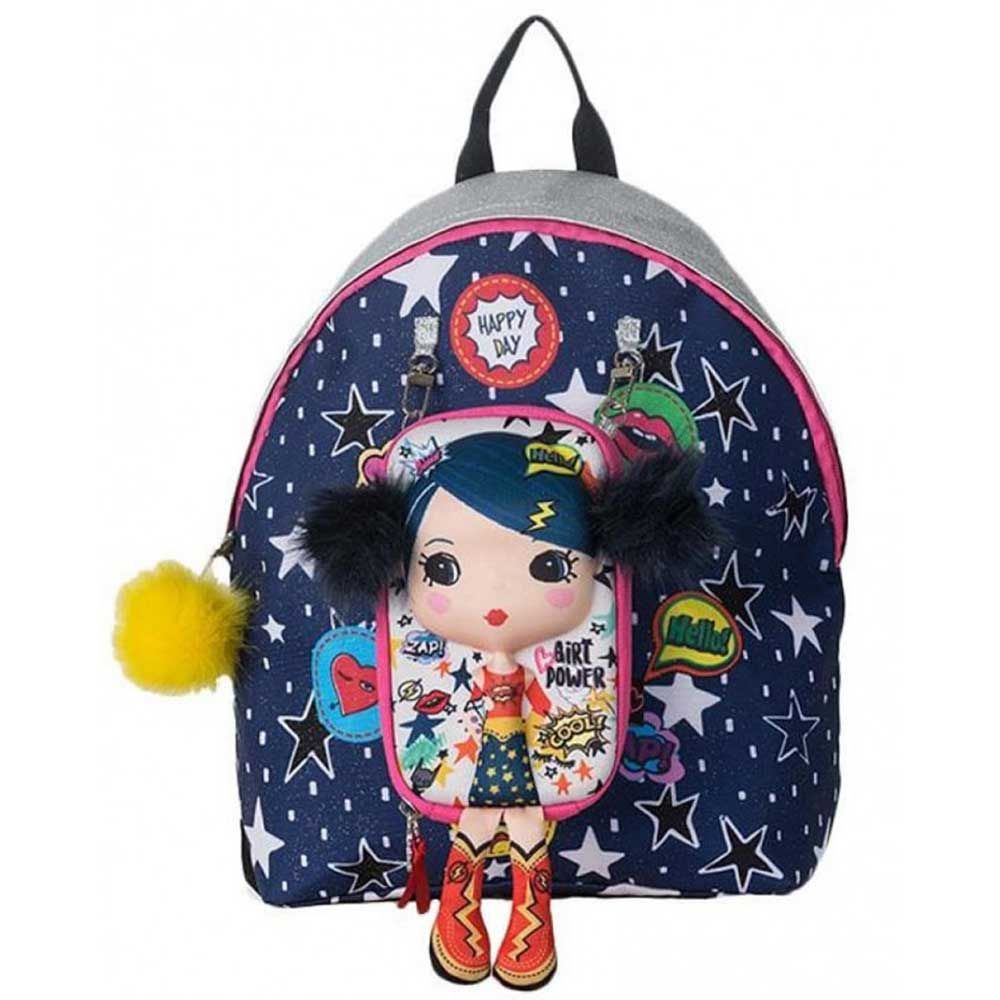 Okiedog Tiny Treasures Backpack - Pop Hero Girl - 1