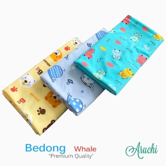 Aruchi Baby Bedong 3Pcs Whale - 1