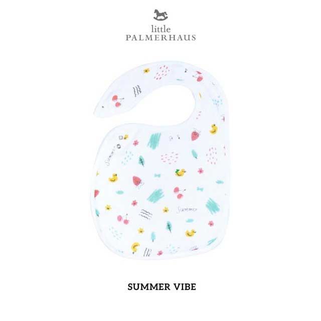 Little Palmerhaus Baby Snappy Bib - Summer Vibe - 1