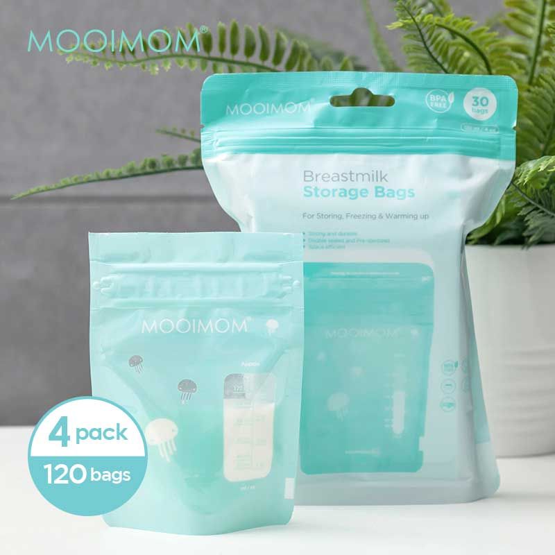 Mooimom Mooimom Storage Breastmilk 120ml Bundling 4Pack A8005-120 - 1