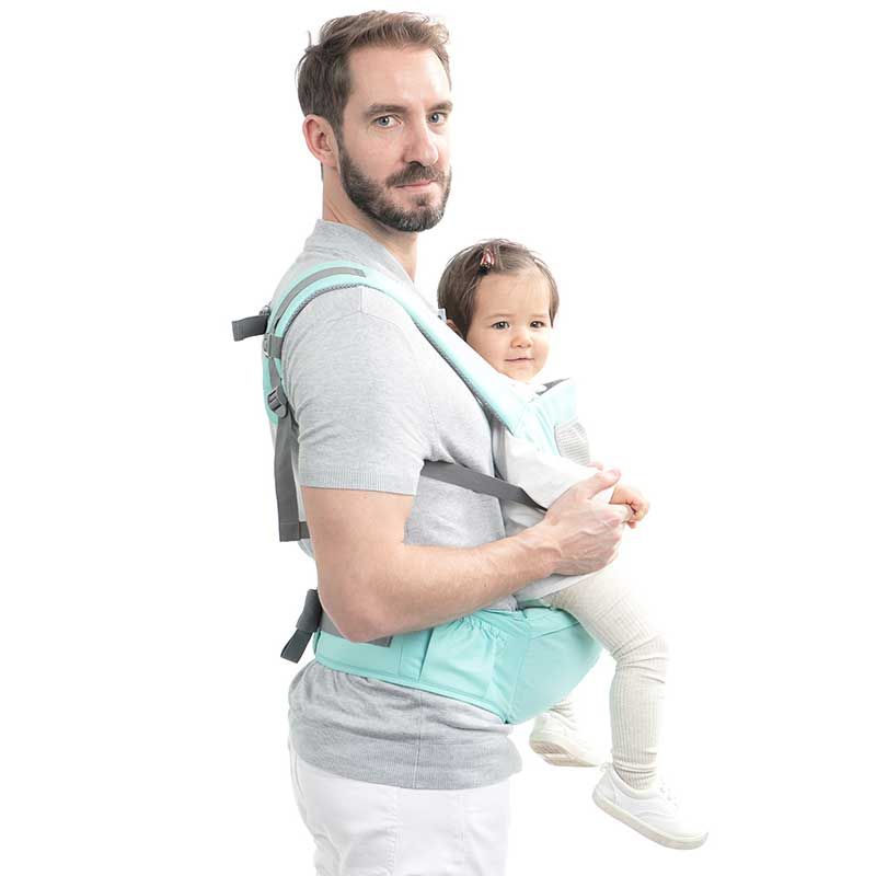 Mooimom Casual Hipseat Carrier Green H90502G - 2
