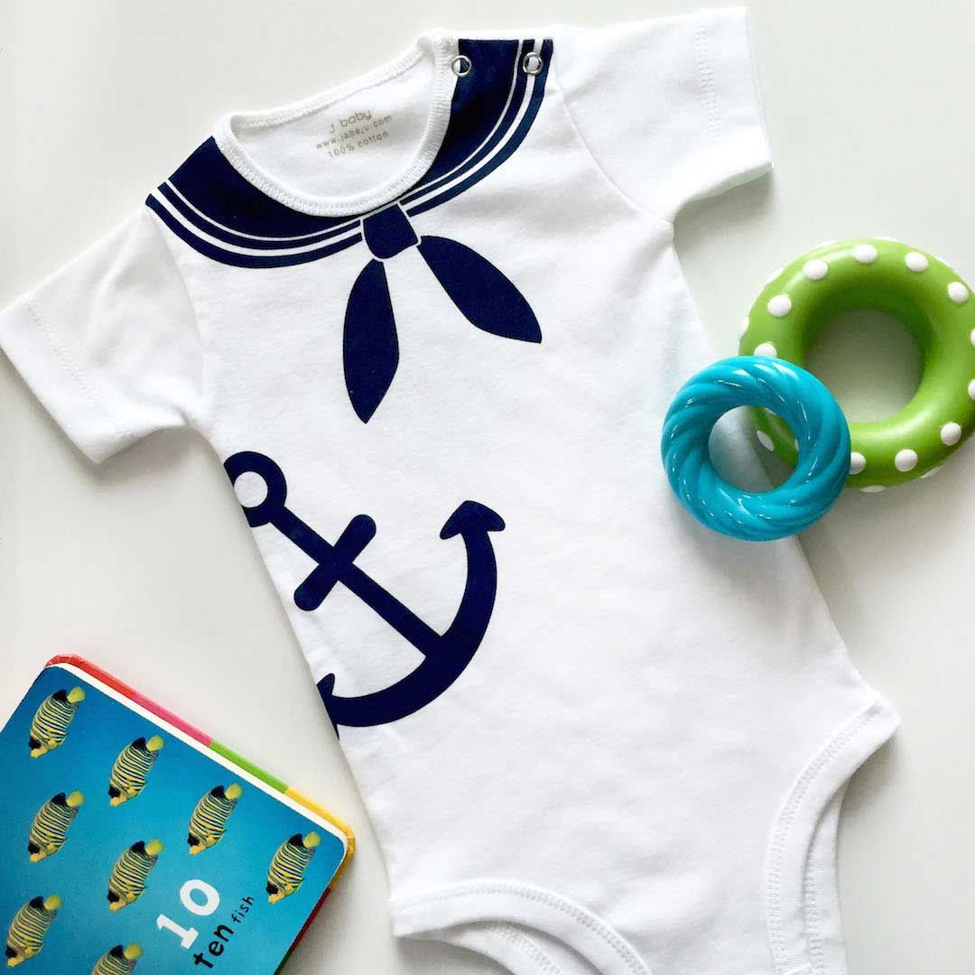 J-Baby Bodysuit Anchor Boy 3-12 month - 1