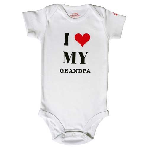 J-Baby Bodysuit I love My Grandpa 3-12 month - 1