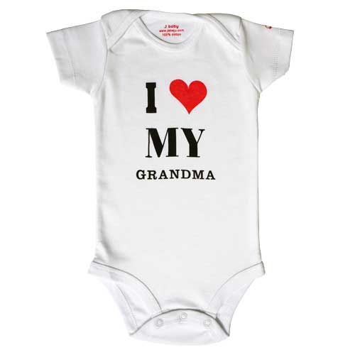 J-Baby Bodysuit I love My Grandma 3-12 month - 1