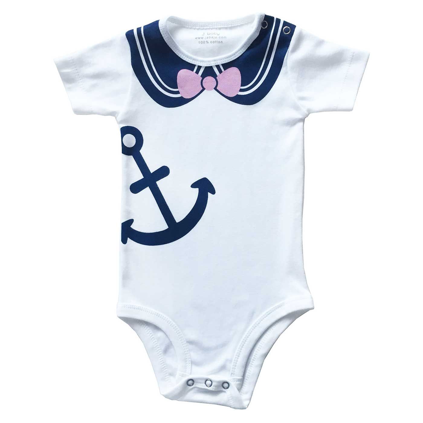 J-Baby Bodysuit Anchor Girl 3-12 month - 1