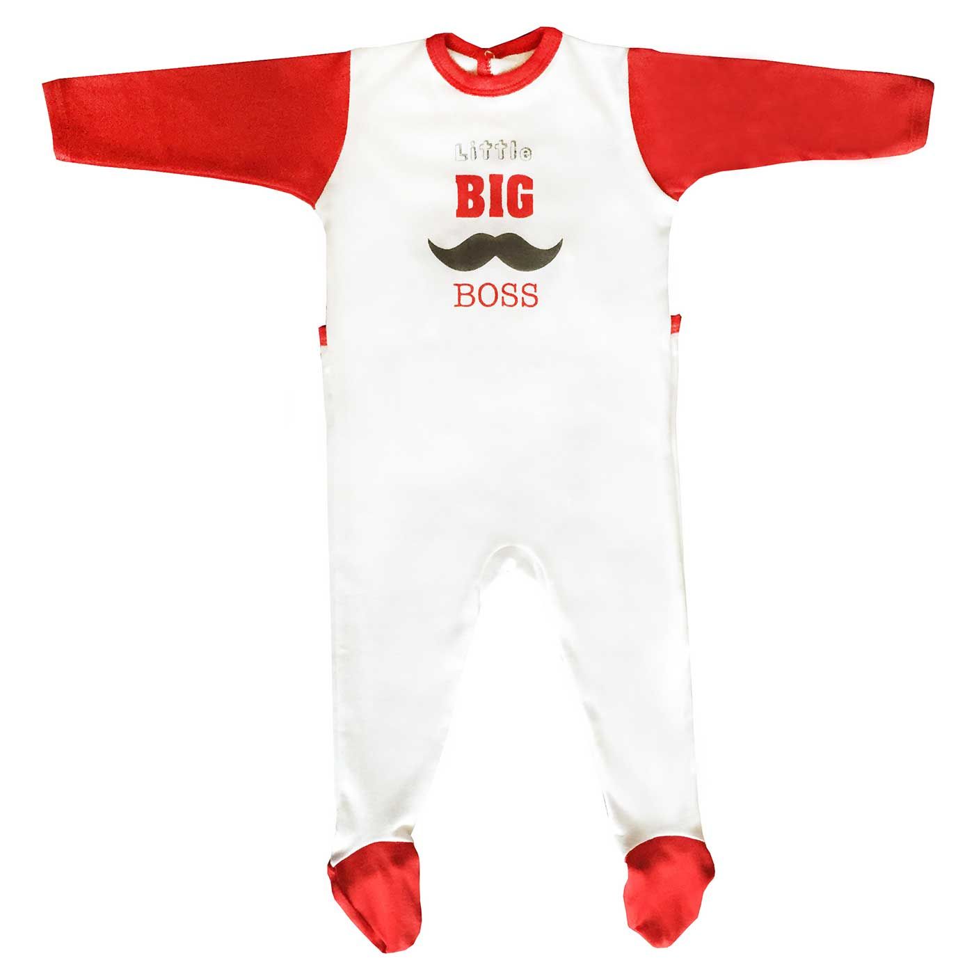 J-Baby Sleepsuit Little Big Boss  3-12 month - 1