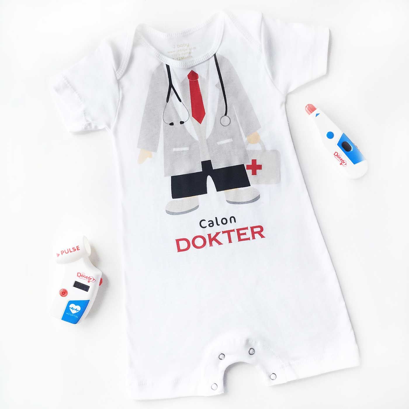 J-Baby Romper Calon Dokter Boy 3-12 month - 1